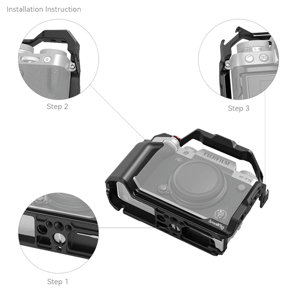 SmallRig Multifunctional Cage for FUJIFILM X-T5 4135