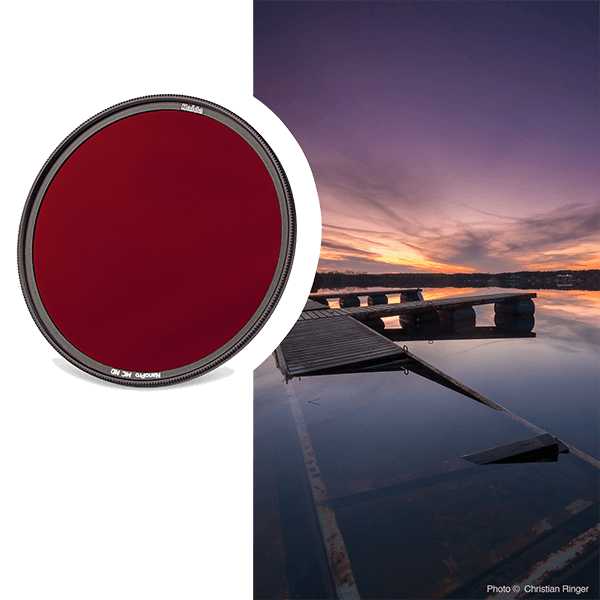 ND Filter Graufilter 6 Blenden 95 mm von Haida mit Sonnenuntergang
