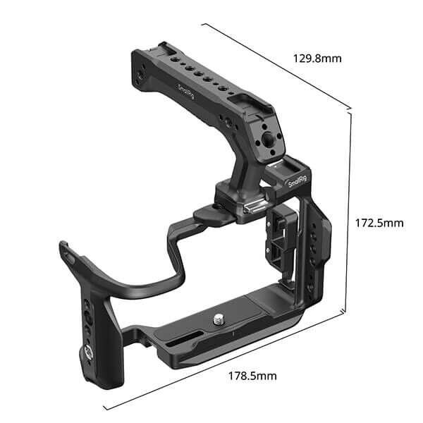 Werkzeuglose HDMI- und USB-C-Kabelklemme am SmallRig Cage
