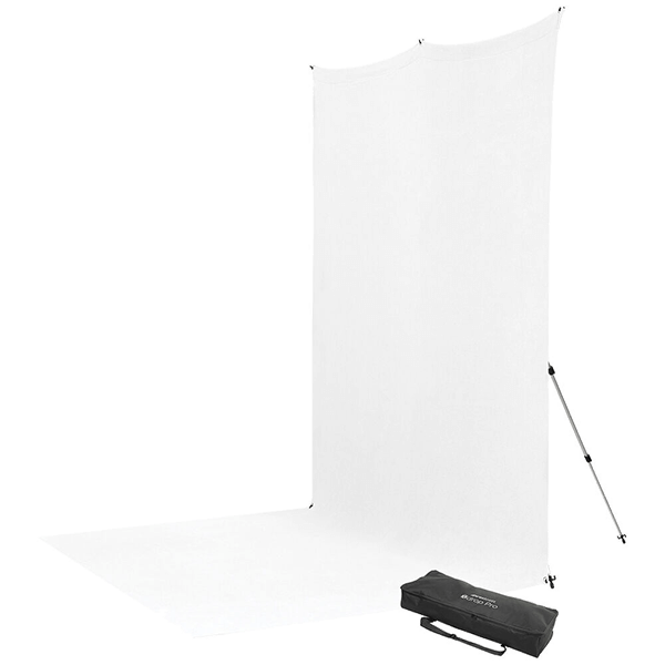 Westcott X-Drop Pro 8 x 13 Hintergrundsystem in Weiss Lieferumfang Westcott X-Drop Pro 8 x 13 Hintergrundsystem in Weiss Lieferumfang