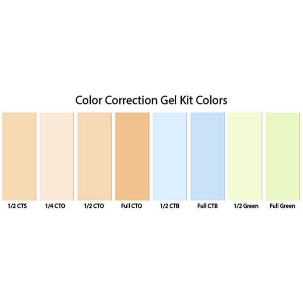 Color correction gel set for Godox AD600 Pro Color palette