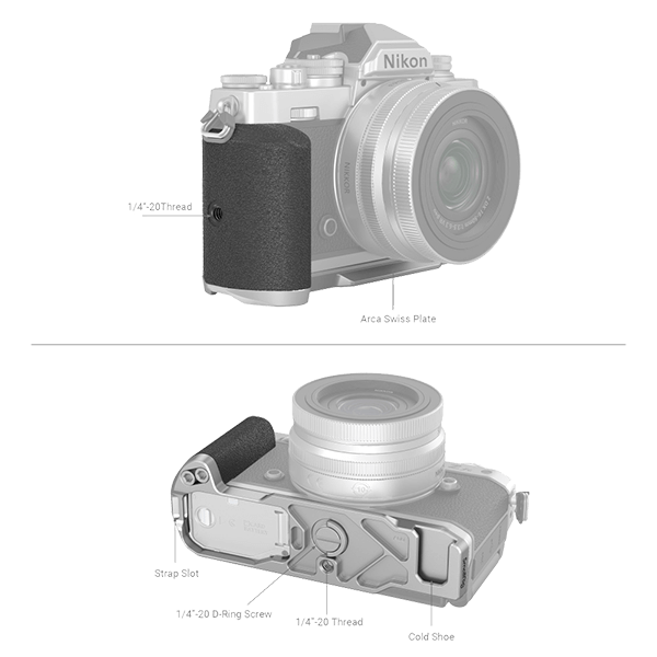 SmallRig L-Winkel zu Nikon Z fc Kamera 3480
