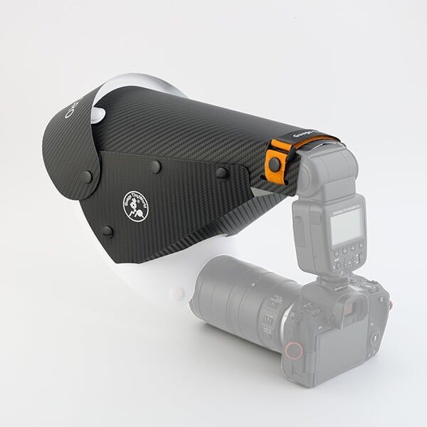 Makro-Blitzdiffusor Softbox Large V3 zu 90er und 100er Makro