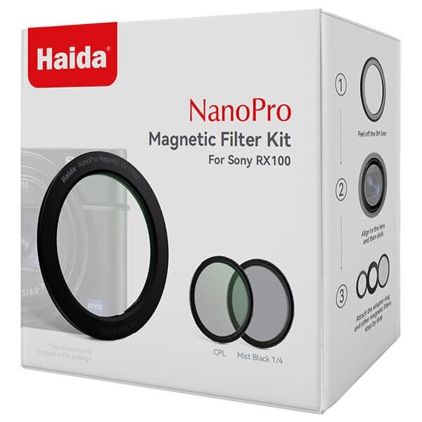Haida Filter Set zu Sony RX100 M7 in schwarz verpackung