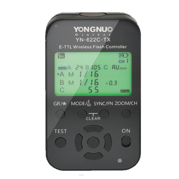 Yongnuo YN-622 C TX e-TTL II Master Wireless Flash Trigger to Canon