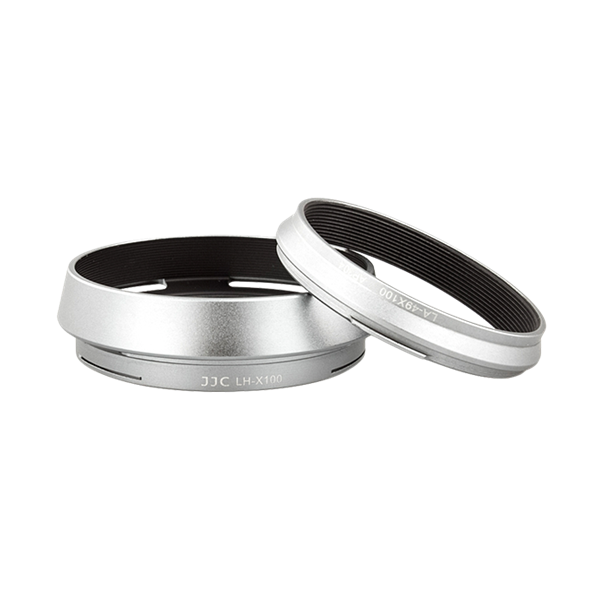 Gegenlichtblende zu Fujifilm Finepix X100 X100S X100T X100F X100V in Silber