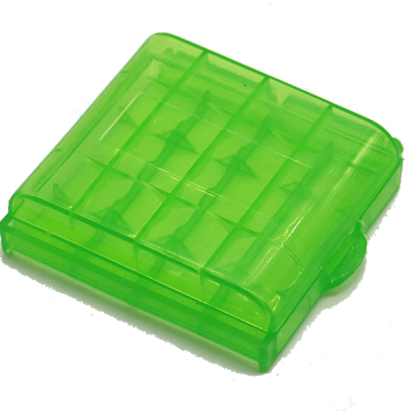 Transport box for AA / AAA batteries Batteries green