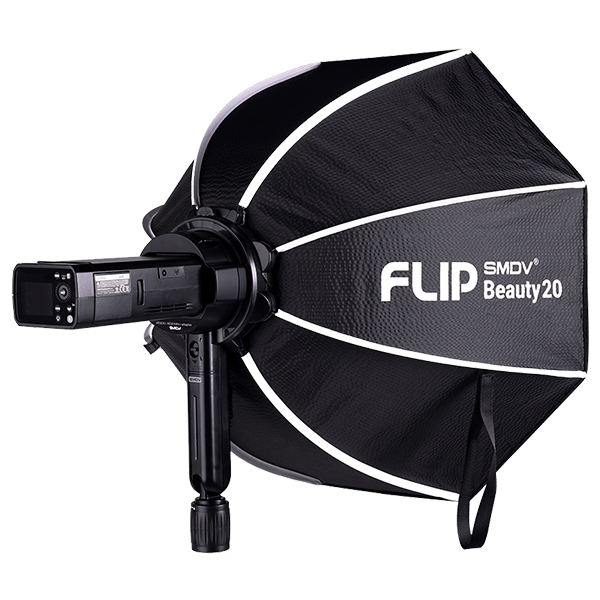 SMDV AD200 and AD200pro adapter to SMDV Flipbox in use