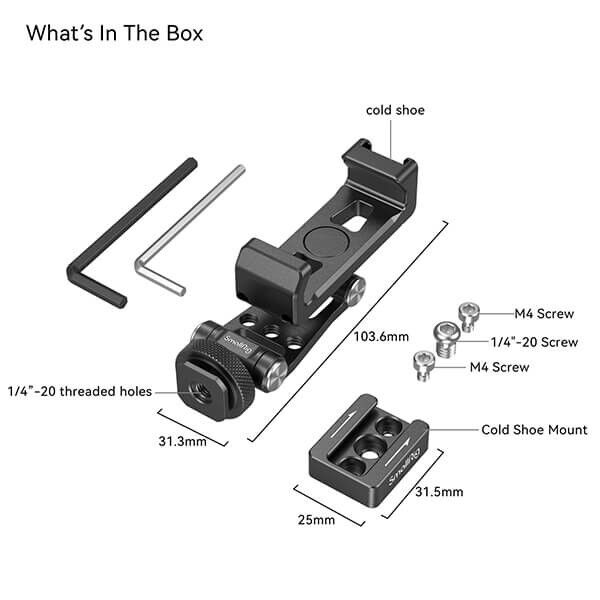 SmallRig Halterung Smartphone Stabilisatoren DJI-Serie SmallRig Halterung Smartphone Stabilisatoren DJI-Serie