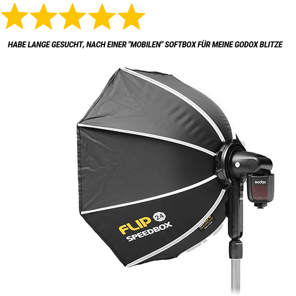 Softbox Flip 24 G SMDV mit C Anschluss mit Bewertung