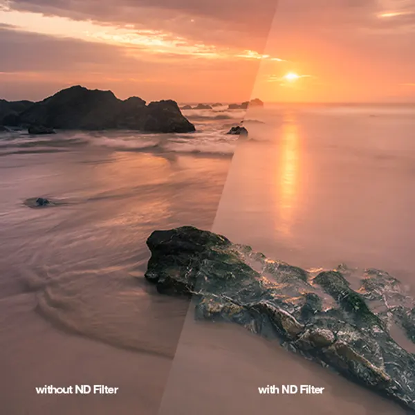 ND Filter in Anwendung