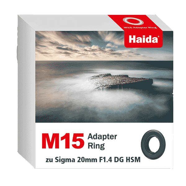Haida M15 Adapterring zu Sigma 20mm F1.4 DG HSM Art Objektiv Verpackung