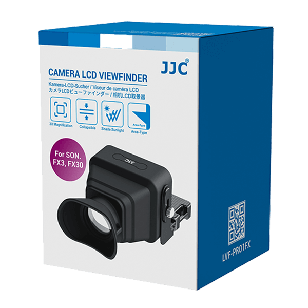 Kamera LCD Sucher LVF-Pro1Fx zu Sony FX30 und Sony FX3 Verpackung Kamera LCD Sucher LVF-Pro1Fx zu Sony FX30 und Sony FX3 Verpackung