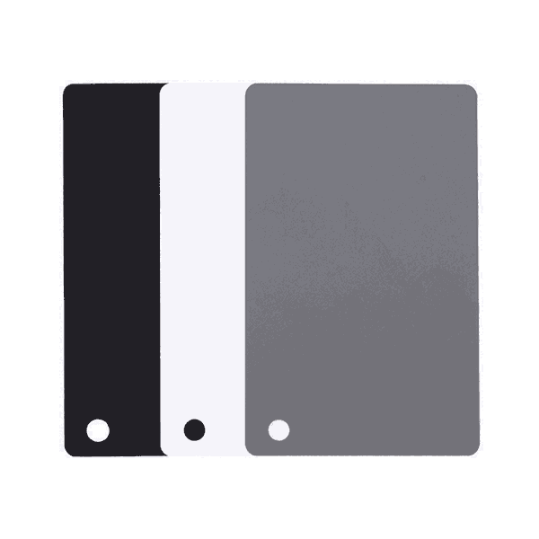 Graukarte GC-2 Set 3in1 schwarz, grau und weiss