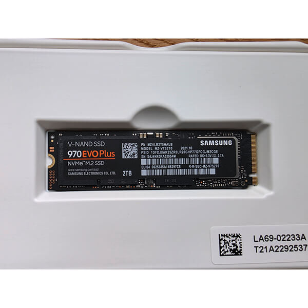 Samsung SSD 970EVOPlus Modell MZ-V7S2TO Samsung SSD 970EVOPlus Modell MZ-V7S2TO