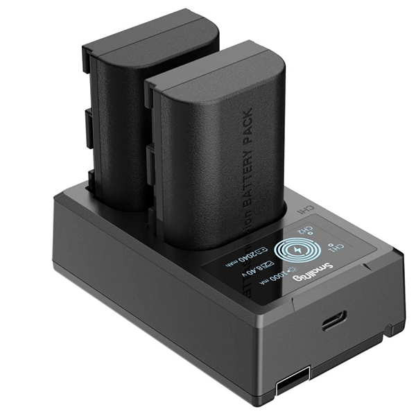 SmallRig LP-E6NH Kamera Akku und Ladegerät Set 3821