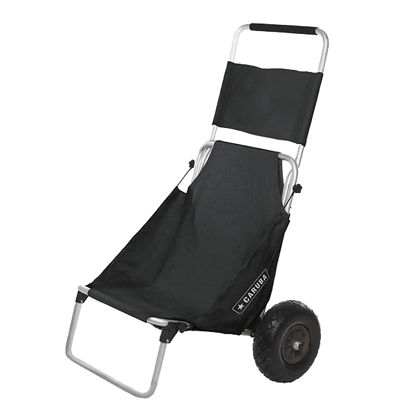 Fotoequipment und Studio-Trolley in schwarz