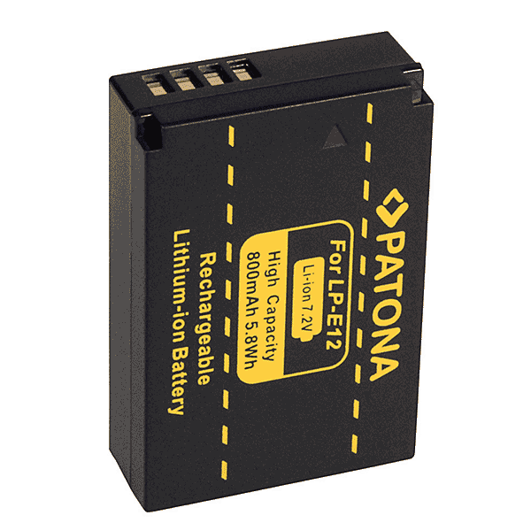 Rechargeable Battery for Canon LPE-12 by Patona