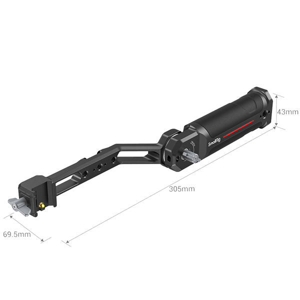 SmallRig flexibler Handgriff mit Nato Klemmung für DJI RS 2 RSC 2 3028B