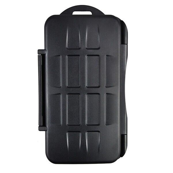 Aufbewahrungs Box fuer 12 SD Karten stehend