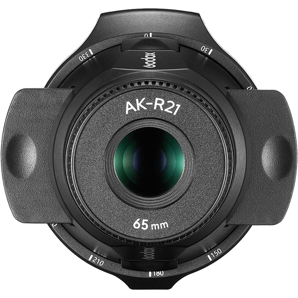 Godox AK-R21 Projektionsvorsatz zu Aufsteckblitz Front