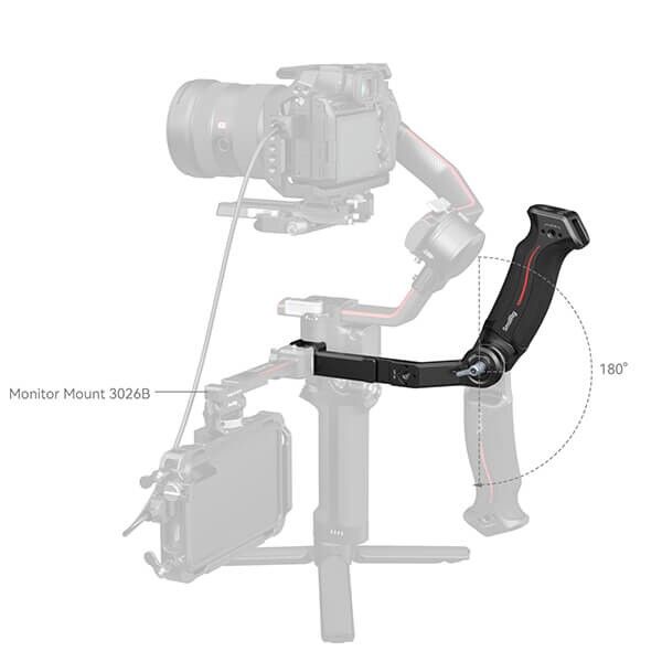SmallRig flexibler Handgriff mit Nato Klemmung für DJI RS 2 RSC 2 3028B