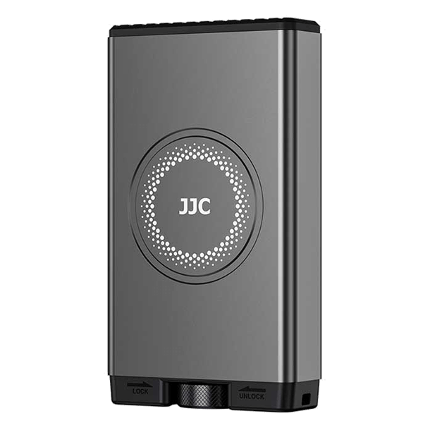 SD card reader and storage in one from JJC in grey