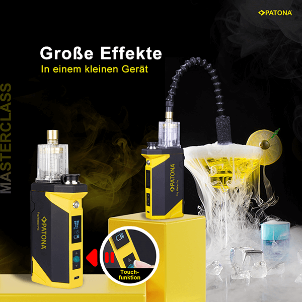 Patona fog machine including accessories and case