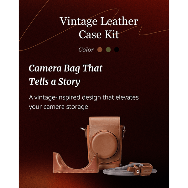 SmallRig Leather Case Kit for Fujifilm X-HF1 in brown black or green