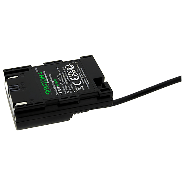 Canon LP-E6P dummy battery with USB-C from Patona under site Canon LP-E6P dummy battery with USB-C from Patona under site