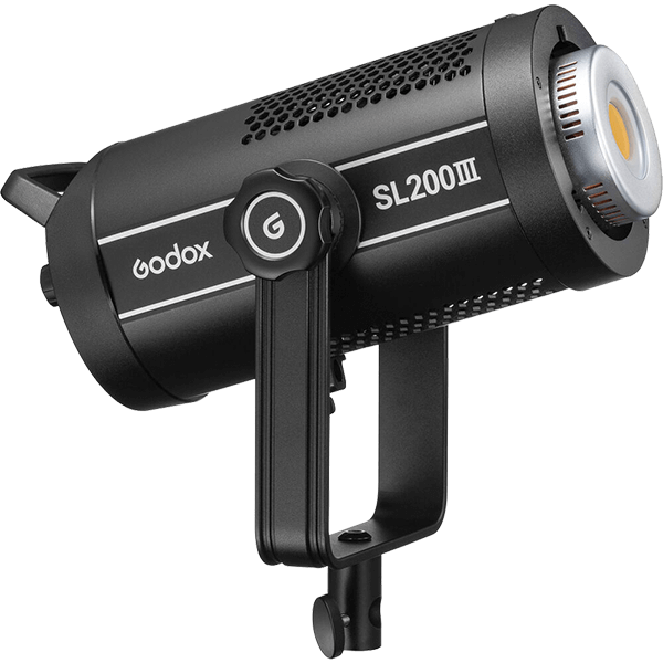 Godox LED SL200-3 Video Licht Tageslicht 5500 Kelvin seitlich