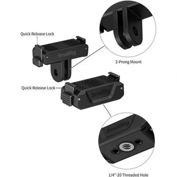 Smallrig bidirektionaler Schnellverschluss-Klappadapter Modell 5918 Detailansicht