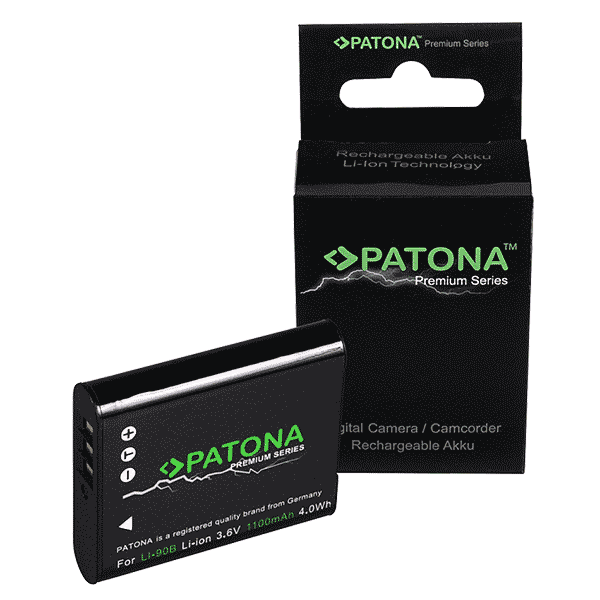 Premium Battery for Olympus Li-90B by Patona