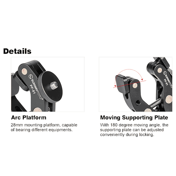 Titan Klemme PF-01 von Sunwayfoto