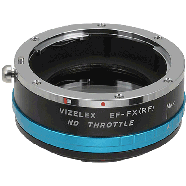 Lense Adapter Canon EF to Fujifilm X-Mount ND Throttle by Fotodiox
