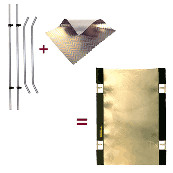 Reflektor Sunbounce Mini Zebra Weiss Kit 90x125cm