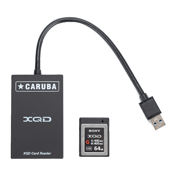 Card reader XQD memory cards with USB 3.0 port
