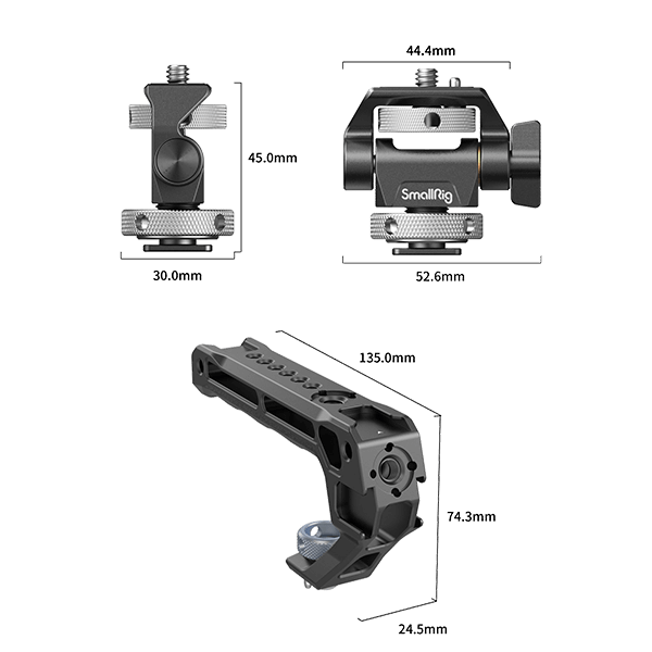 SmallRig Handgriff mit Neiger zu Monitor 5322