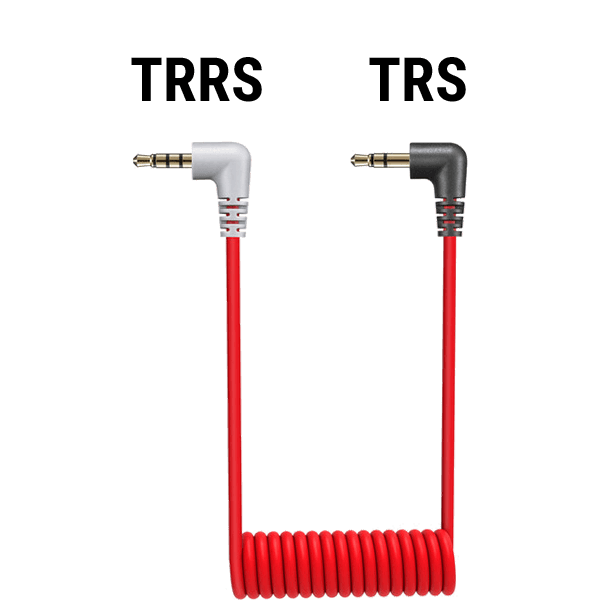 Godox 3.5mm TRS zu TRRS Audio Kabel mit Bezeichnung