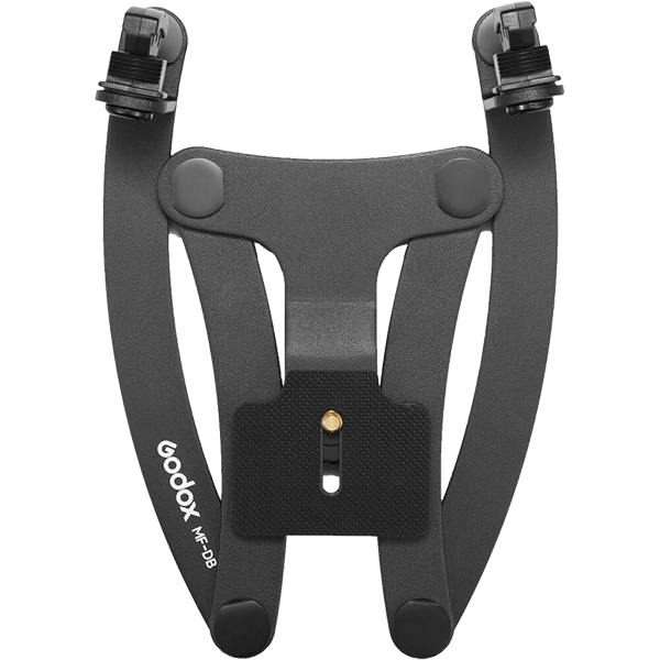 Godox MF-DB Doppelhalter zu Dental-Blitz MF12-DK1 von oben