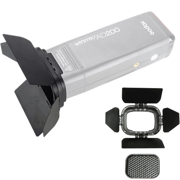 Godox BD-07 Abschirmkappen zu AD200 Barndoor