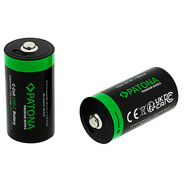 Rechargeable battery LR14 Baby C from Patona front