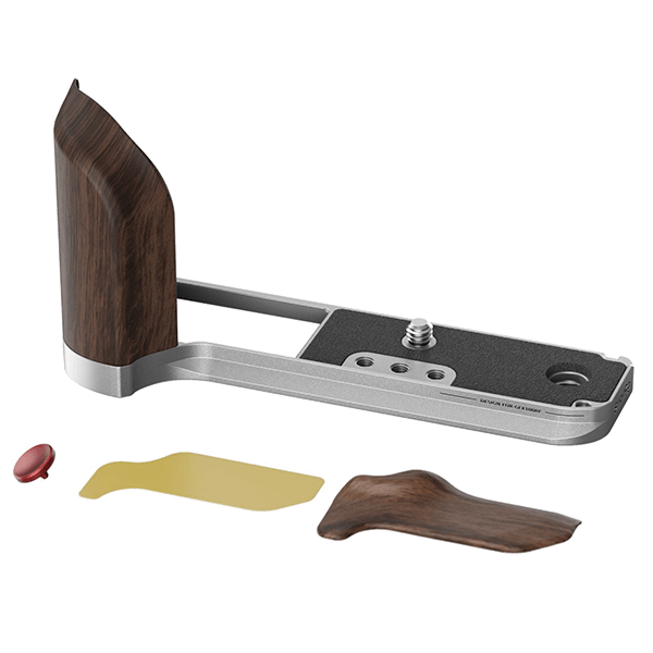 SmallRig GFX100RF Handgriff aus eloxiertem Aluminium in Silber Lieferumfang