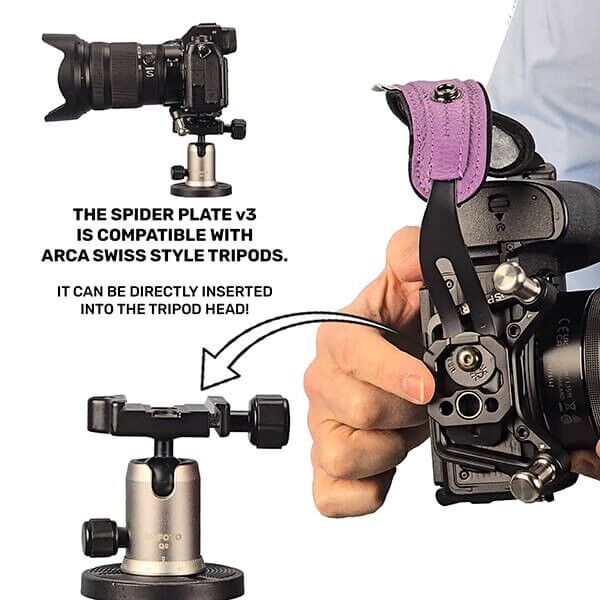 SpiderPro einzel Kameratragesystem v3 braun SpiderPro einzel Kameratragesystem v3 braun