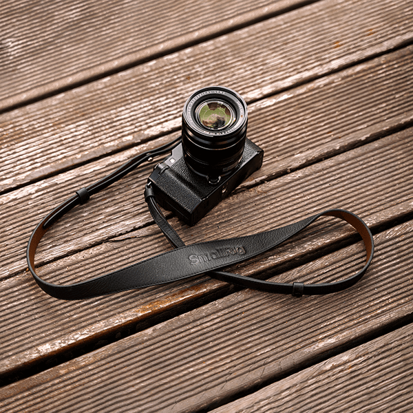 Smallrig Leder kameragurt in Schwarz 5208