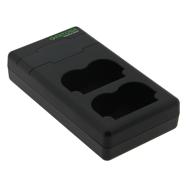 Doppel USB C Ladegerät zu Fuji NP-W235 von oben