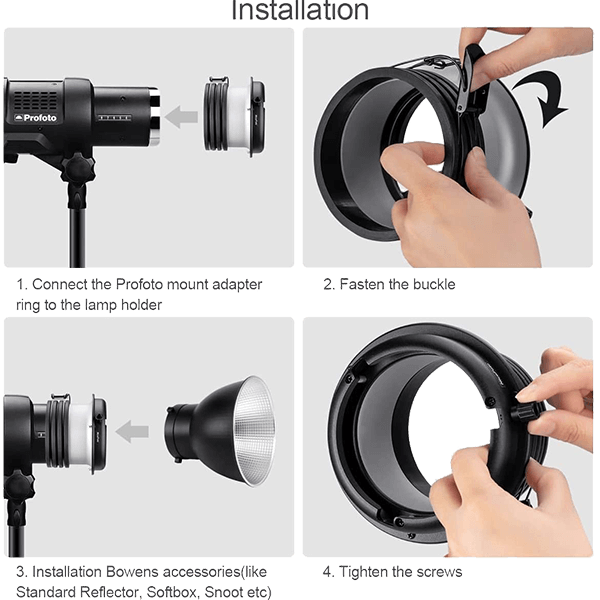 Softbox Adapter Profoto zu Bowens Softbox Adapter Profoto zu Bowens