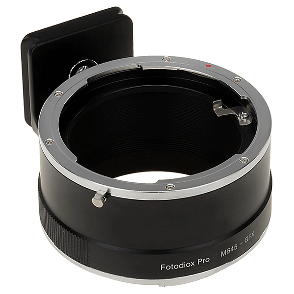 Objektivadapter Mamiya 645 auf Fuji GFX G-Mount von Fotodiox Objetkivanschluss