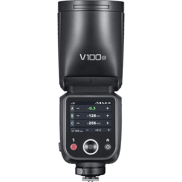 Godox V100 zu Olympus Aufsteckblitz mit Akku