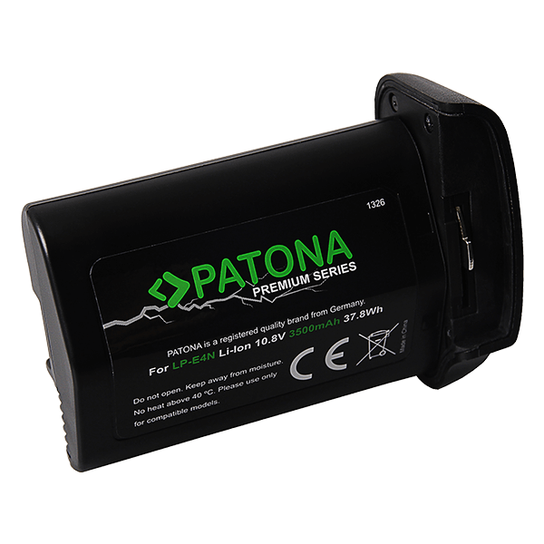 Canon LP-E4N Premium Akku von Patona